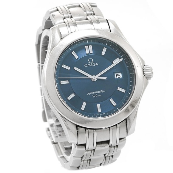 Omega Seamaster Watch 120M 196.1501 Rare Blue Dial Cal 1538 36mm - Picture 5 of 8